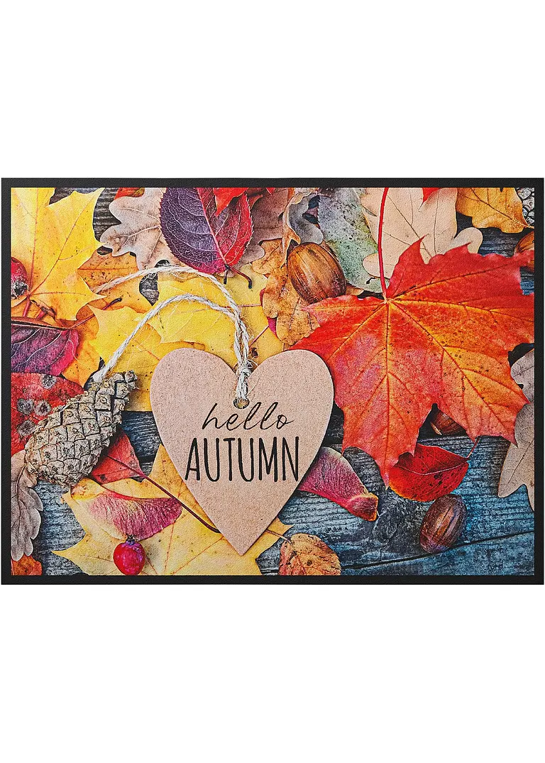 Fußmatte mit herbstlichem Motiv in bunt - bonprix Fußmatte mit herbstlichem Motiv in bunt - bonprix