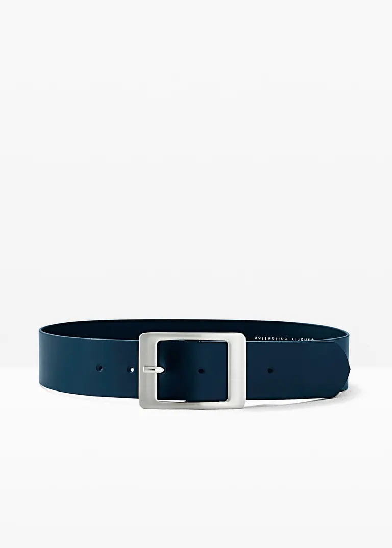 Ledergürtel in blau - bonprix Ledergürtel in blau - bonprix