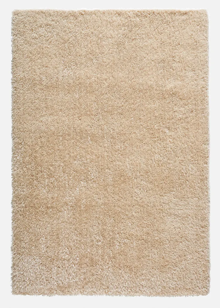 Hochflor Teppich mit besonders dichtem Flor in beige - bonprix Hochflor Teppich mit besonders dichtem Flor in beige - bonprix