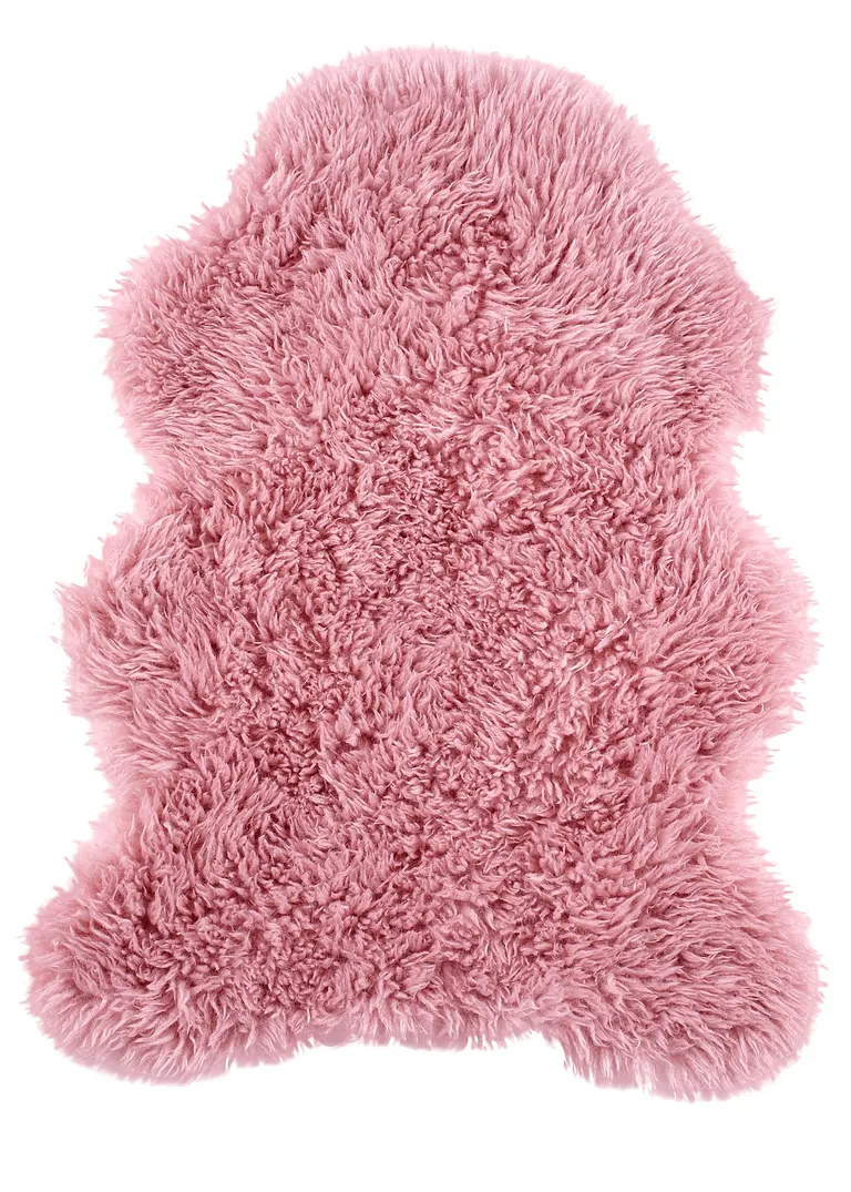 Waschbares Hochflor Lammfell Synthetisch in rosa - bonprix Waschbares Hochflor Lammfell Synthetisch in rosa - bonprix