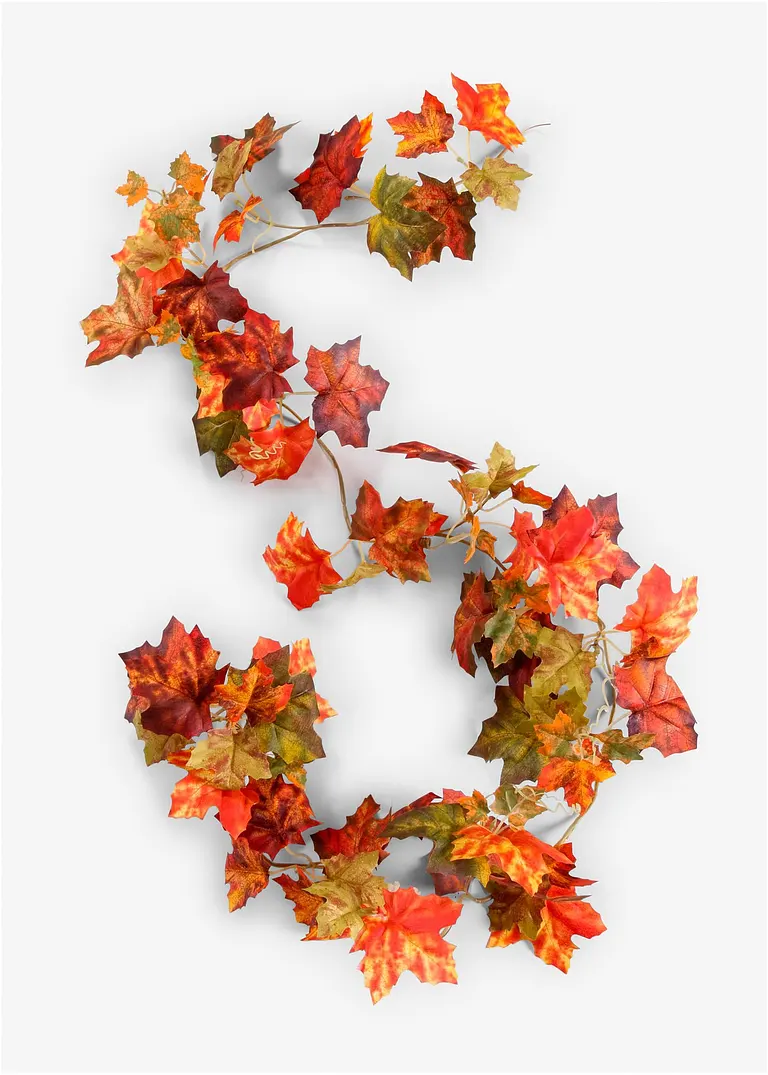 Kunstpflanzengirlande aus Herbstlaub in rot - bonprix Kunstpflanzengirlande aus Herbstlaub in rot - bonprix