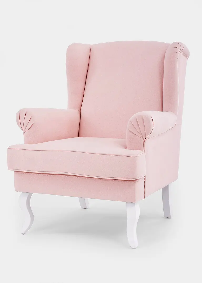 Ohrensessel in rosa von vorne - bonprix Ohrensessel in rosa von vorne - bonprix