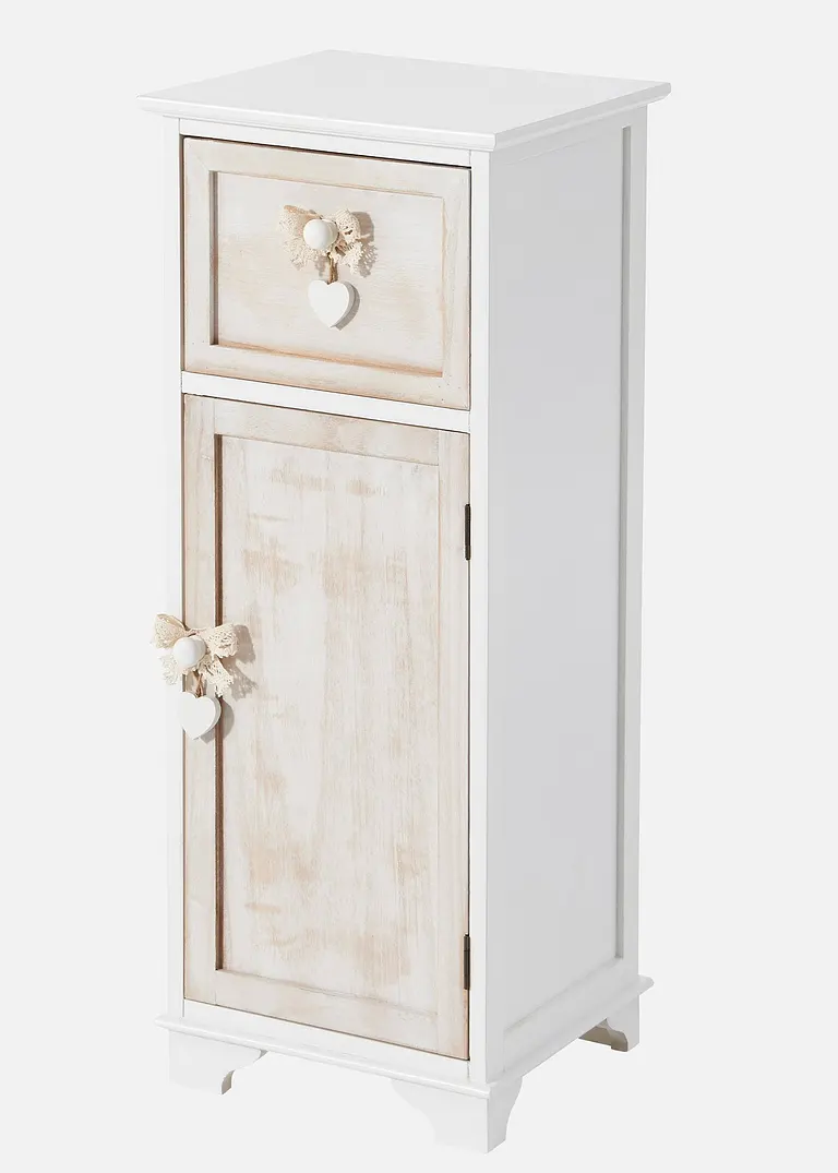 Badezimmer Schrank mit Herz in weiß von vorne - bpc living bonprix collection Badezimmer Schrank mit Herz in weiß von vorne - bpc living bonprix collection