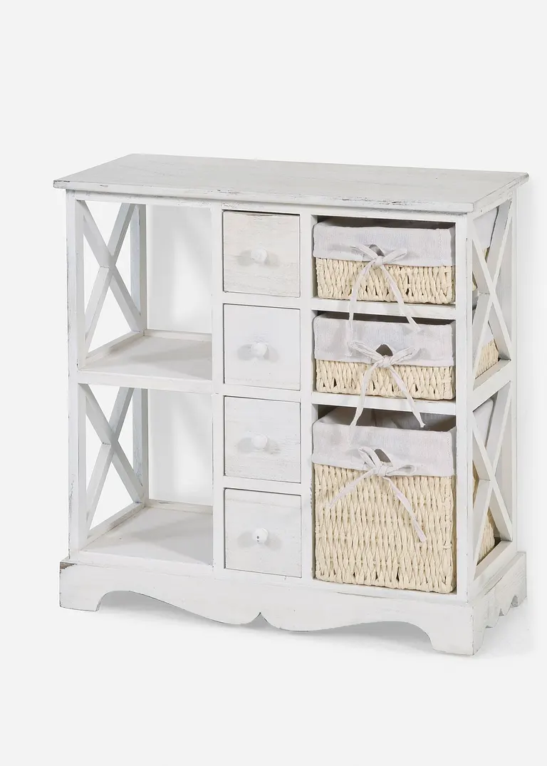 Kommode mit Körben in beige von vorne - bpc living bonprix collection Kommode mit Körben in beige von vorne - bpc living bonprix collection