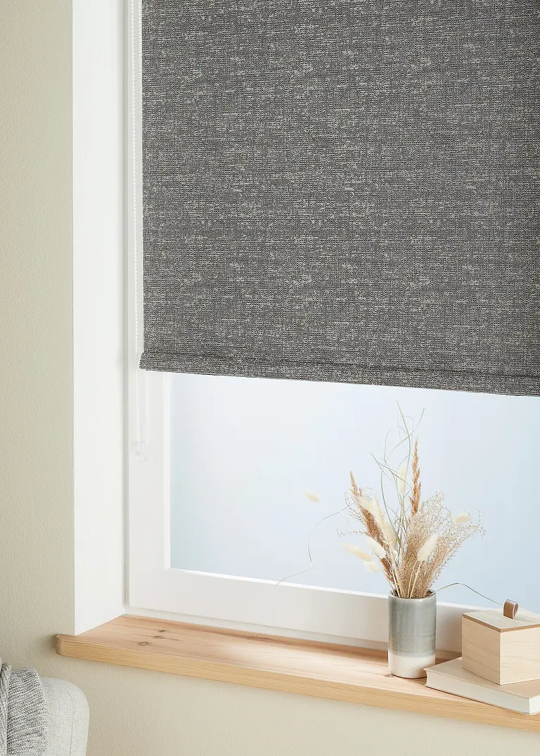 Verdunkelungsrollo mit Struktur in grau - bpc living bonprix collection Verdunkelungsrollo mit Struktur in grau - bpc living bonprix collection