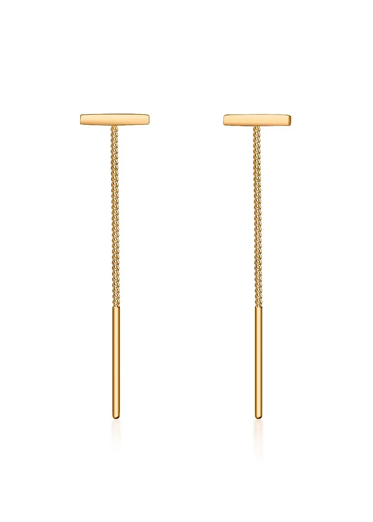 Elli Ohrstecker aus 925er Sterling Silber, vergoldet in gold von vorne - elli Elli Ohrstecker aus 925er Sterling Silber, vergoldet in gold von vorne - elli