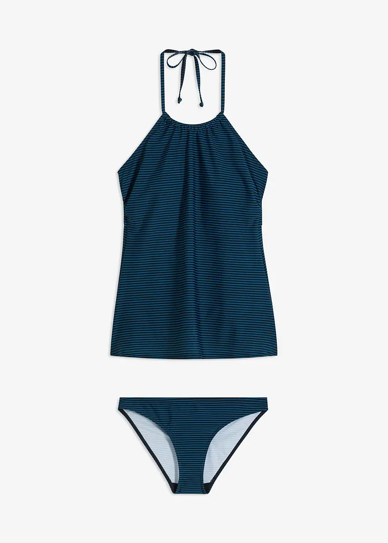 Tankini (2-tlg.Set) in blau von vorne - bonprix Tankini (2-tlg.Set) in blau von vorne - bonprix