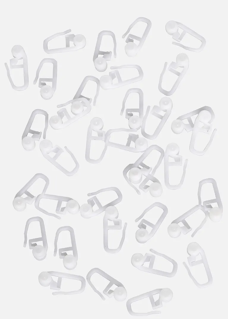Gardinenröllchen (50er Pack) in weiß - bonprix Gardinenröllchen (50er Pack) in weiß - bonprix