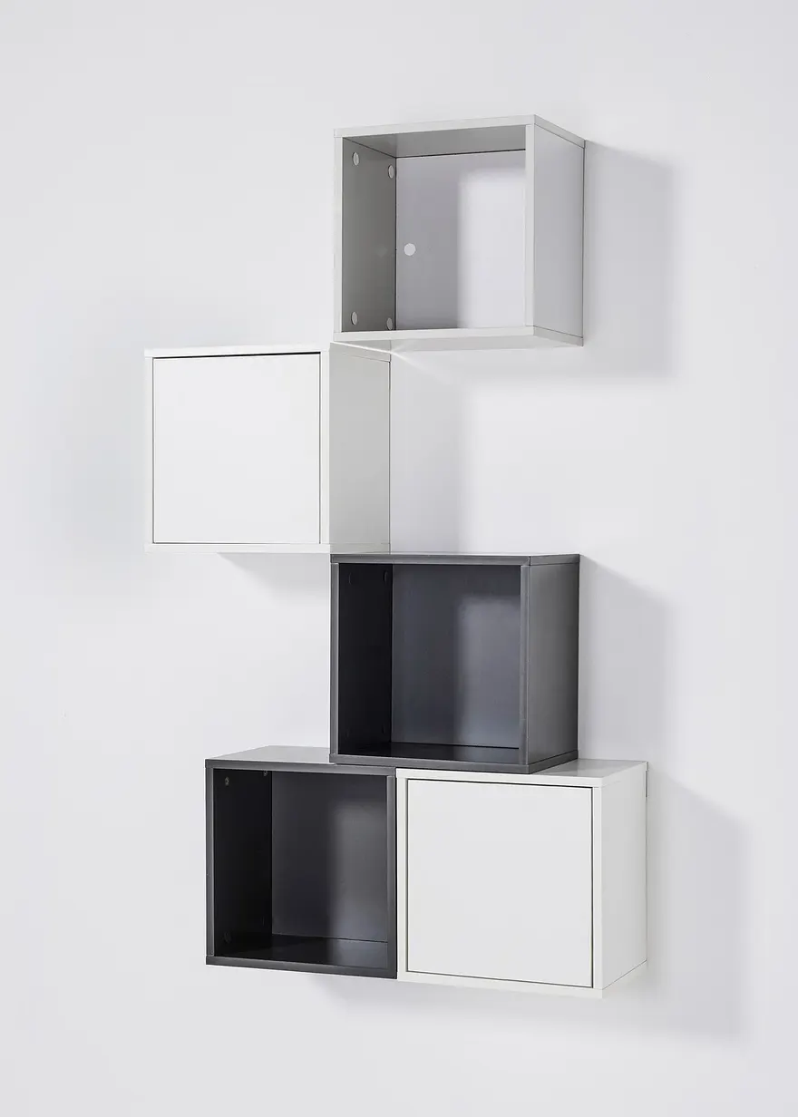 Würfel Regal in weiß von vorne - bpc living bonprix collection Würfel Regal in weiß von vorne - bpc living bonprix collection