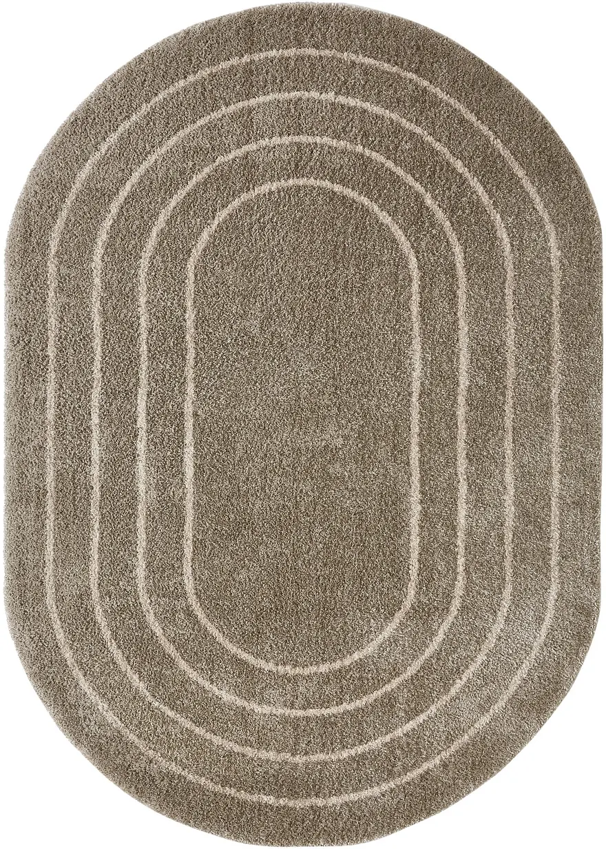 Ovaler Teppich mit moderner Musterung in braun - bpc living bonprix collection Ovaler Teppich mit moderner Musterung in braun - bpc living bonprix collection