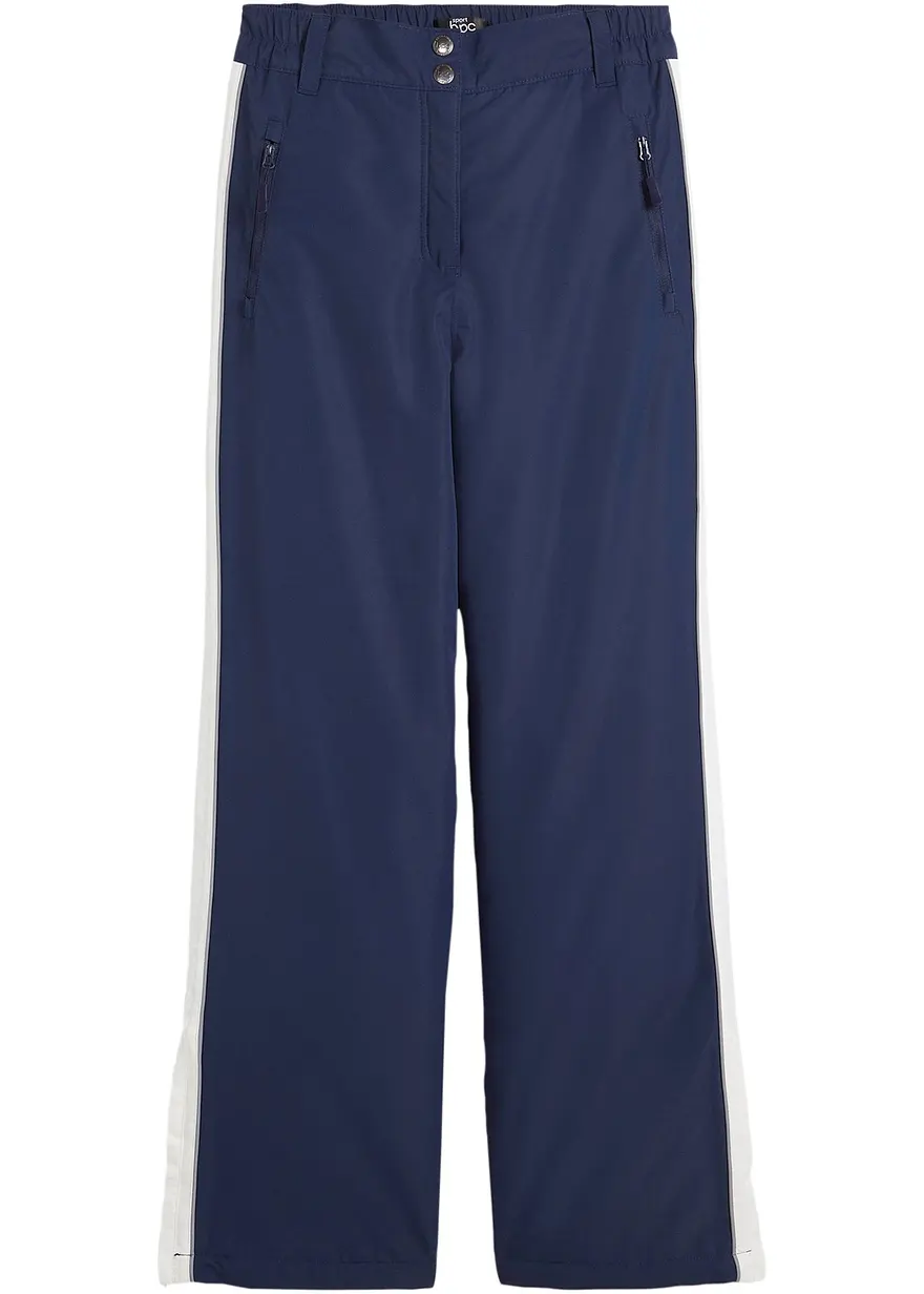 Ski Funktions-Thermohose mit reflektierenden Details, wasserdicht, Straight in blau von vorne - bonprix Ski Funktions-Thermohose mit reflektierenden Details, wasserdicht, Straight in blau von vorne - bonprix