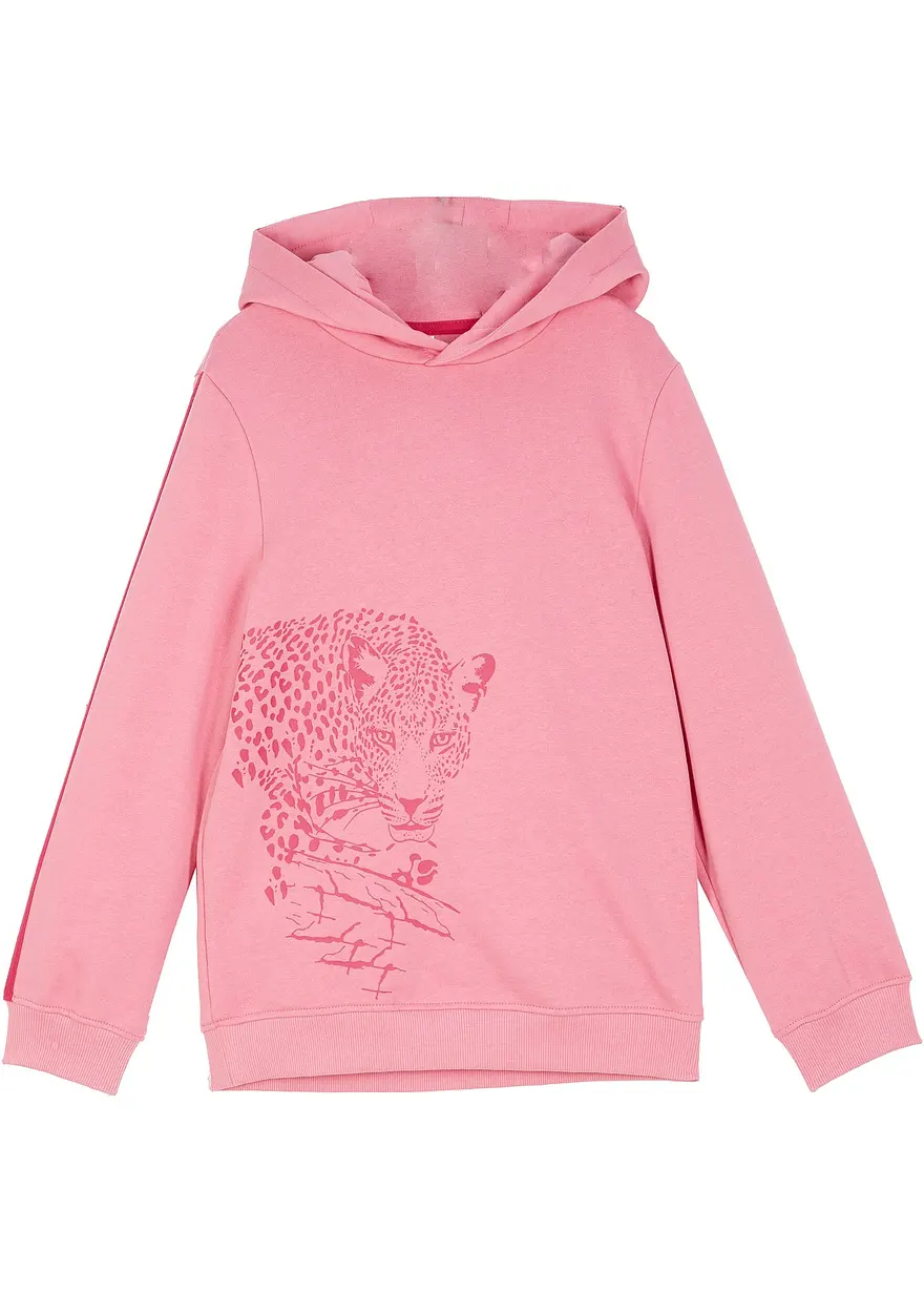 Hoodie aus reiner Bio-Baumwolle in pink von vorne - bonprix Hoodie aus reiner Bio-Baumwolle in pink von vorne - bonprix