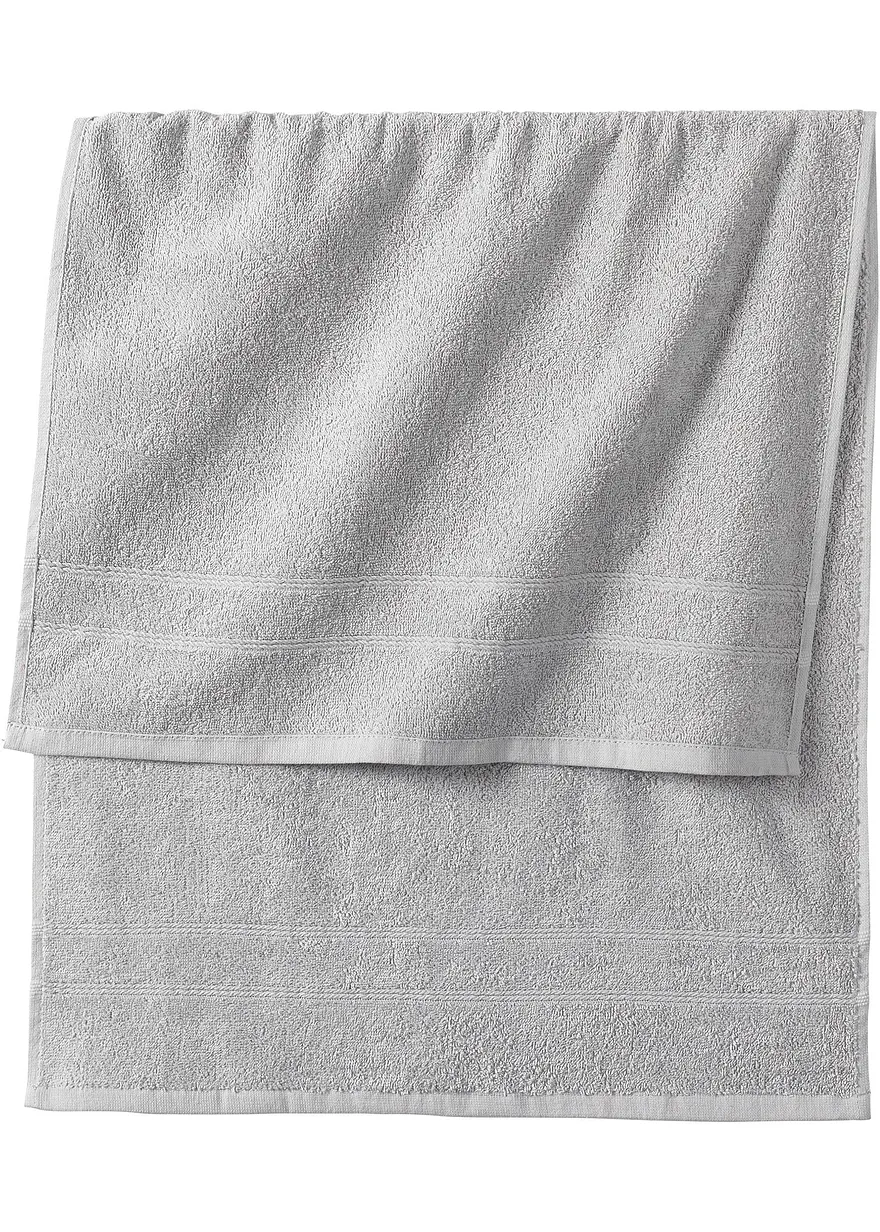 Handtuch in weicher Qualität in grau - bonprix Handtuch in weicher Qualität in grau - bonprix