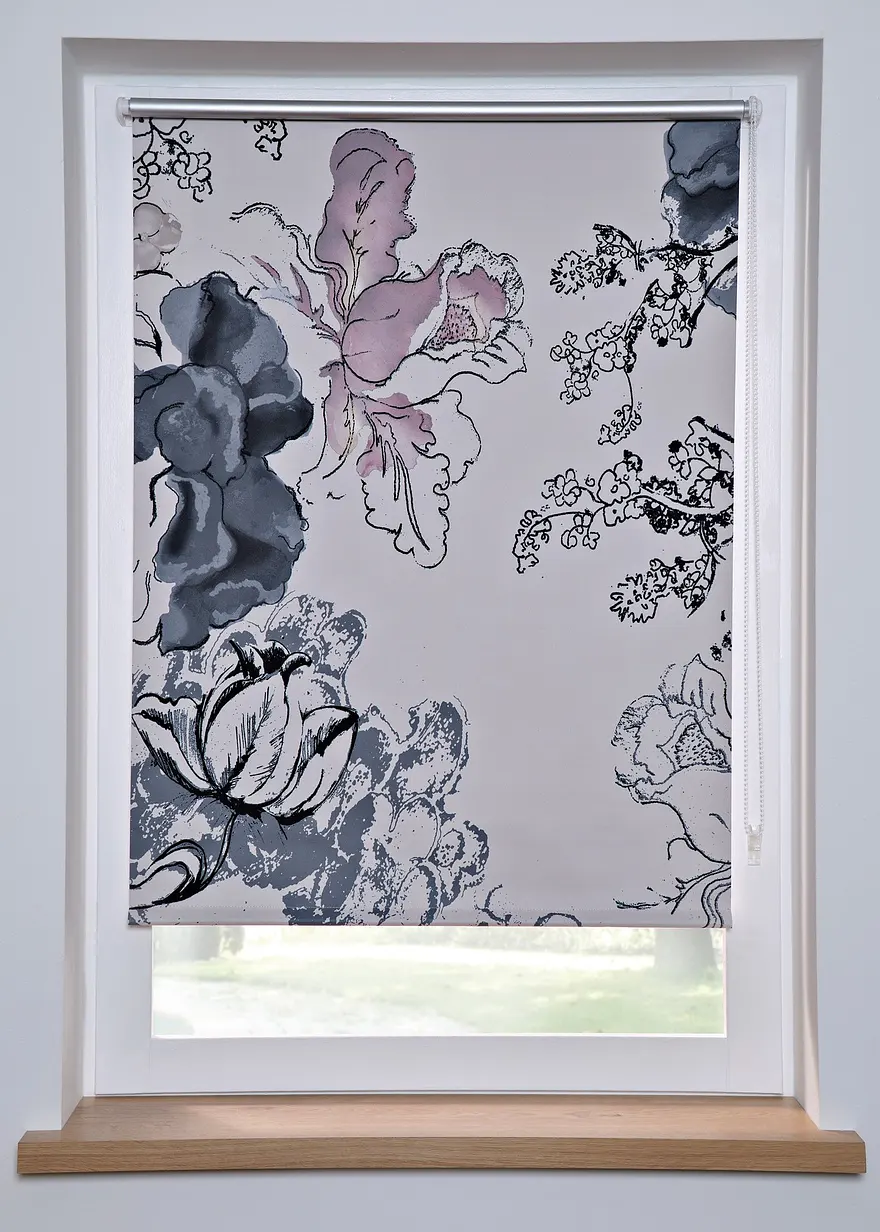 Verdunkelungsrollo mit Druck in beige - bonprix Verdunkelungsrollo mit Druck in beige - bonprix