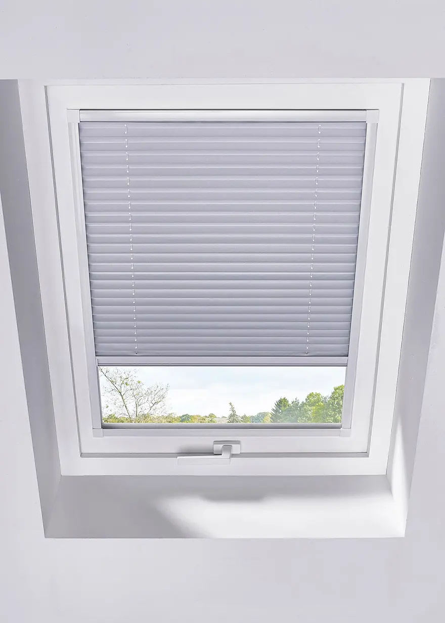 Dachfenster Verdunkelungsplissee in grau - bonprix Dachfenster Verdunkelungsplissee in grau - bonprix