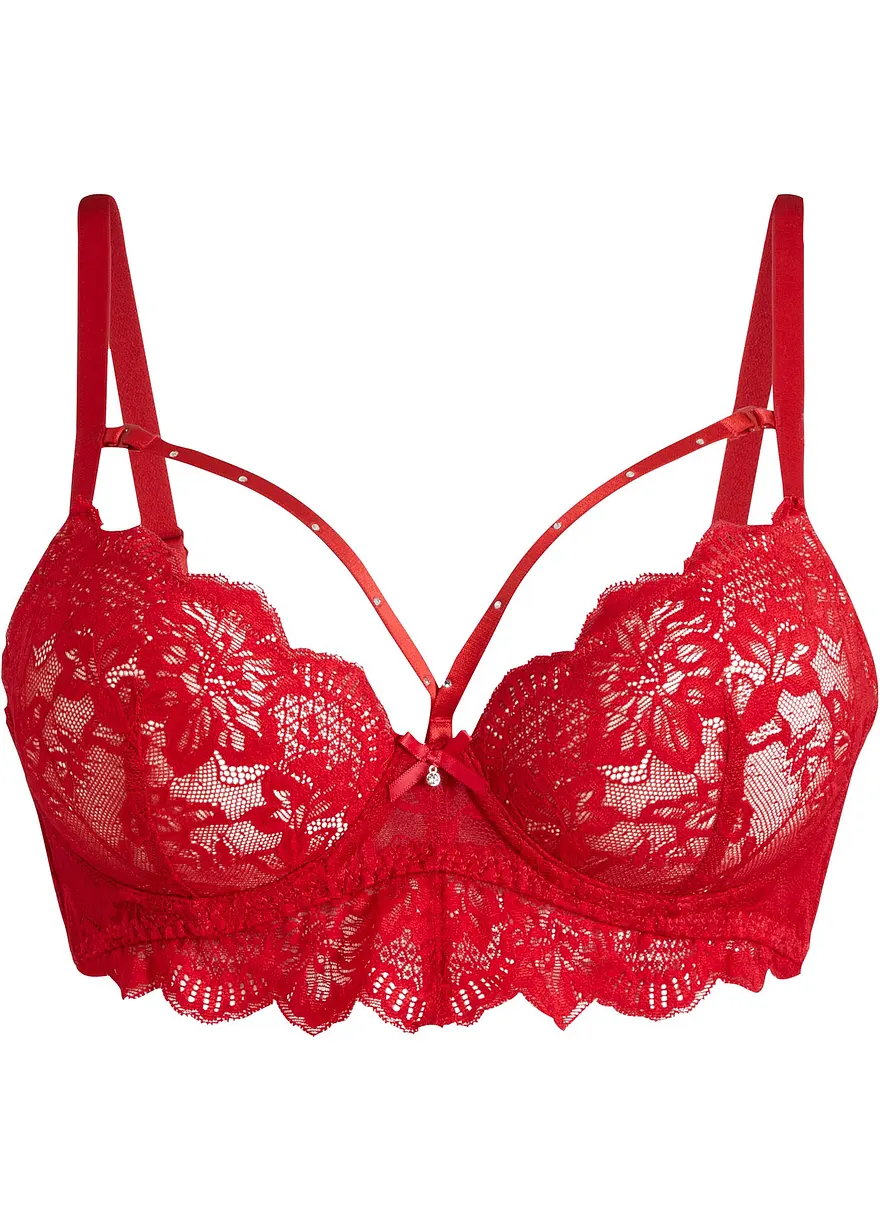 Schalen BH in rot von vorne - bonprix Schalen BH in rot von vorne - bonprix