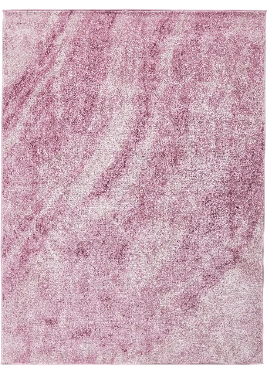 Teppich mit Marmoroptik in rosa - bonprix Teppich mit Marmoroptik in rosa - bonprix