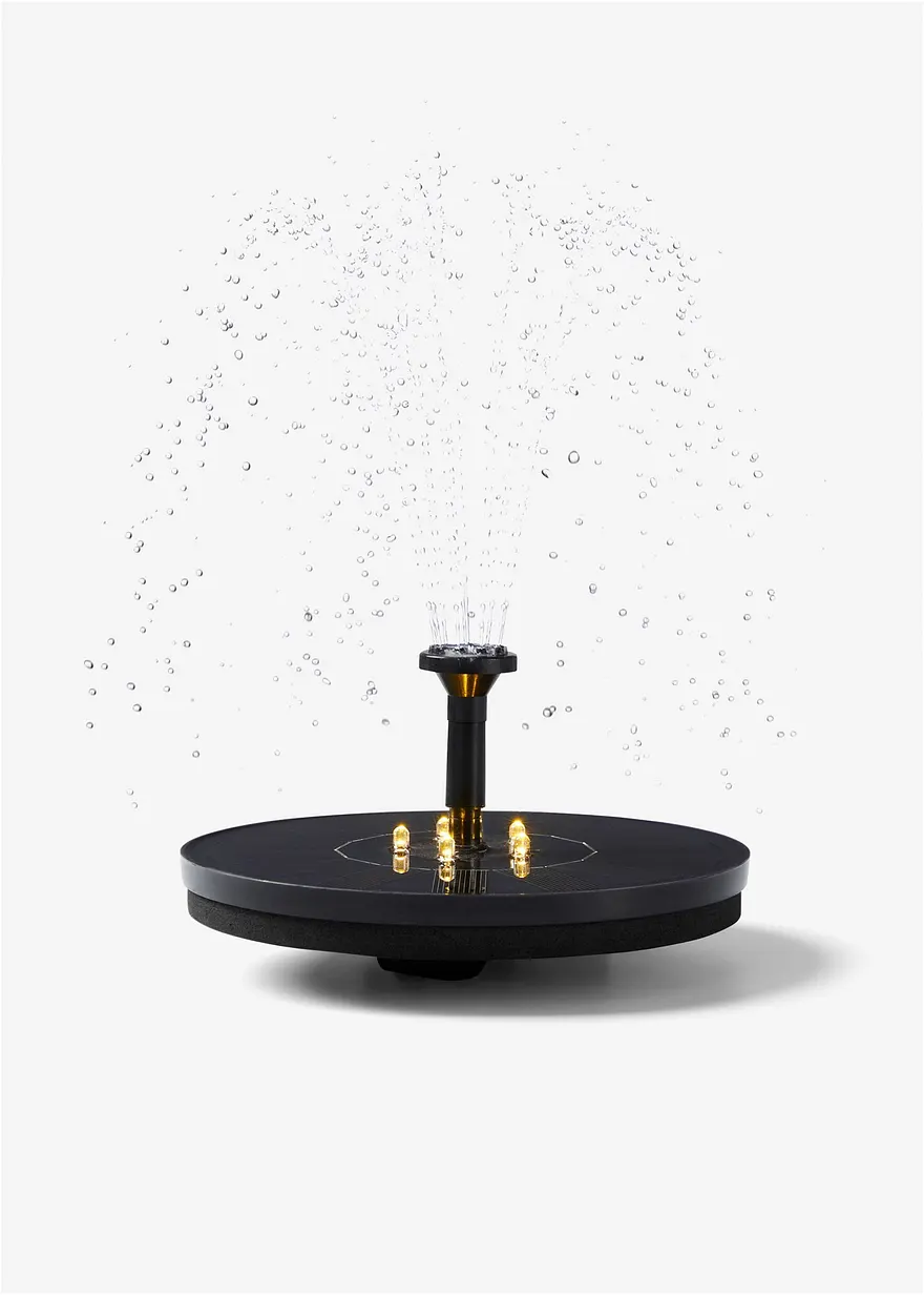 LED Solar-Springbrunnen in schwarz - bonprix LED Solar-Springbrunnen in schwarz - bonprix