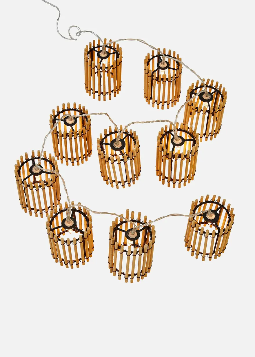 LED-Lichterkette Bambus in beige - bonprix LED-Lichterkette Bambus in beige - bonprix