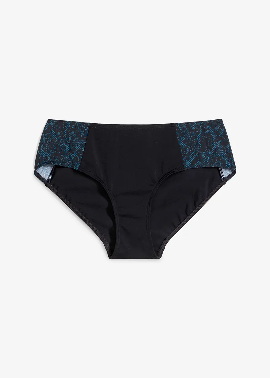 Bikinihose aus recyceltem Polyamid in petrol von vorne - bpc selection Bikinihose aus recyceltem Polyamid in petrol von vorne - bpc selection