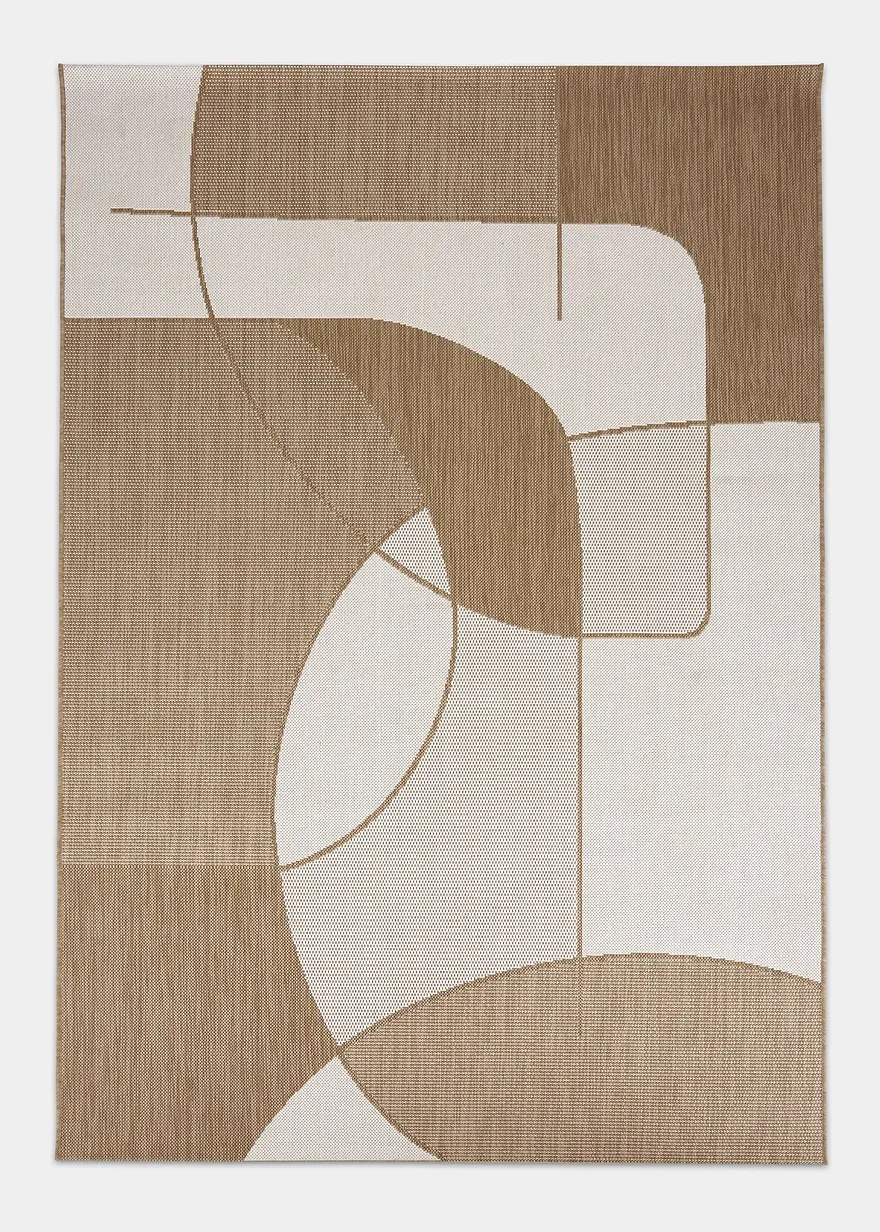 In-und Outdoor Teppich mit grafischer Musterung in beige - bpc living bonprix collection In-und Outdoor Teppich mit grafischer Musterung in beige - bpc living bonprix collection