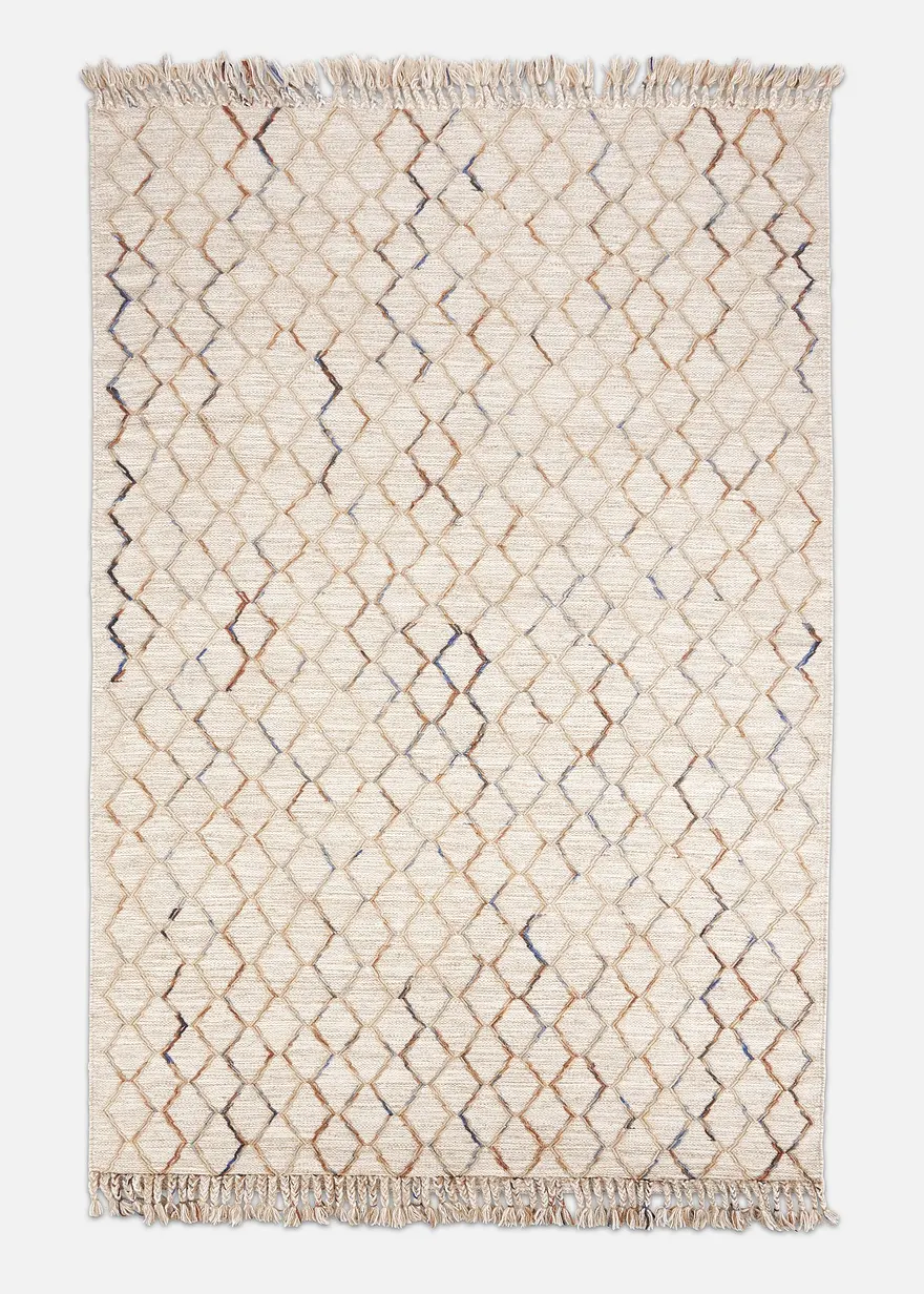 Kelim-Teppich mit Fransen in beige - bpc living bonprix collection Kelim-Teppich mit Fransen in beige - bpc living bonprix collection