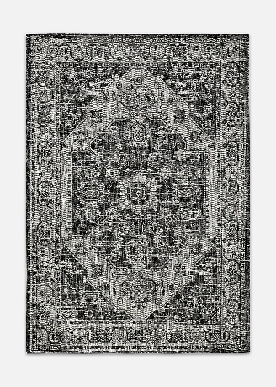 In- und Outdoor Teppich mit orientalischem Motiv in grau - bpc living bonprix collection In- und Outdoor Teppich mit orientalischem Motiv in grau - bpc living bonprix collection