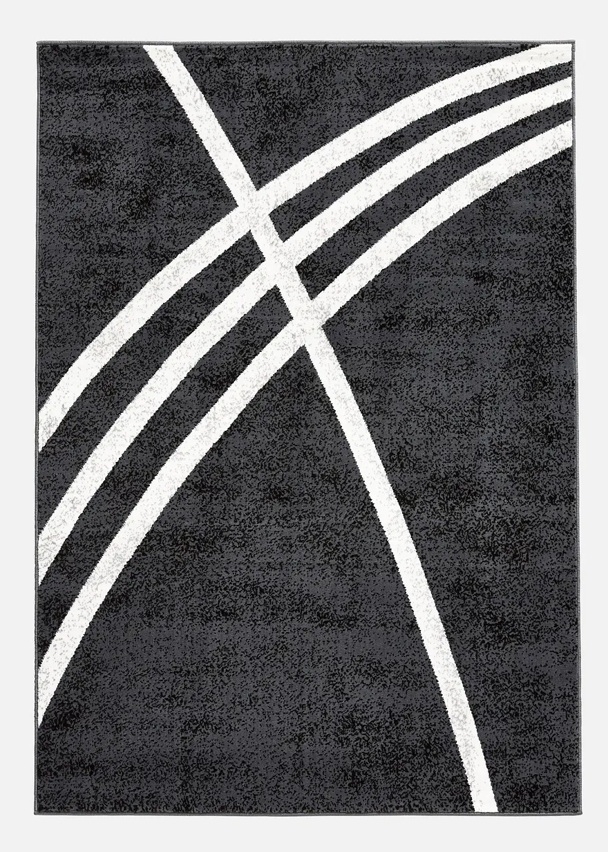 Teppich mit moderner Musterung in grau - bonprix Teppich mit moderner Musterung in grau - bonprix