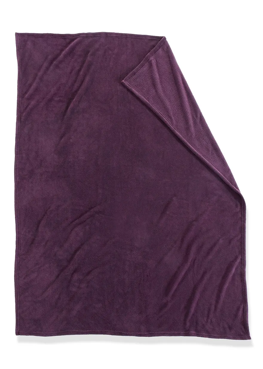 Kuscheldecke mit Cashmere Touch in lila - bonprix Kuscheldecke mit Cashmere Touch in lila - bonprix