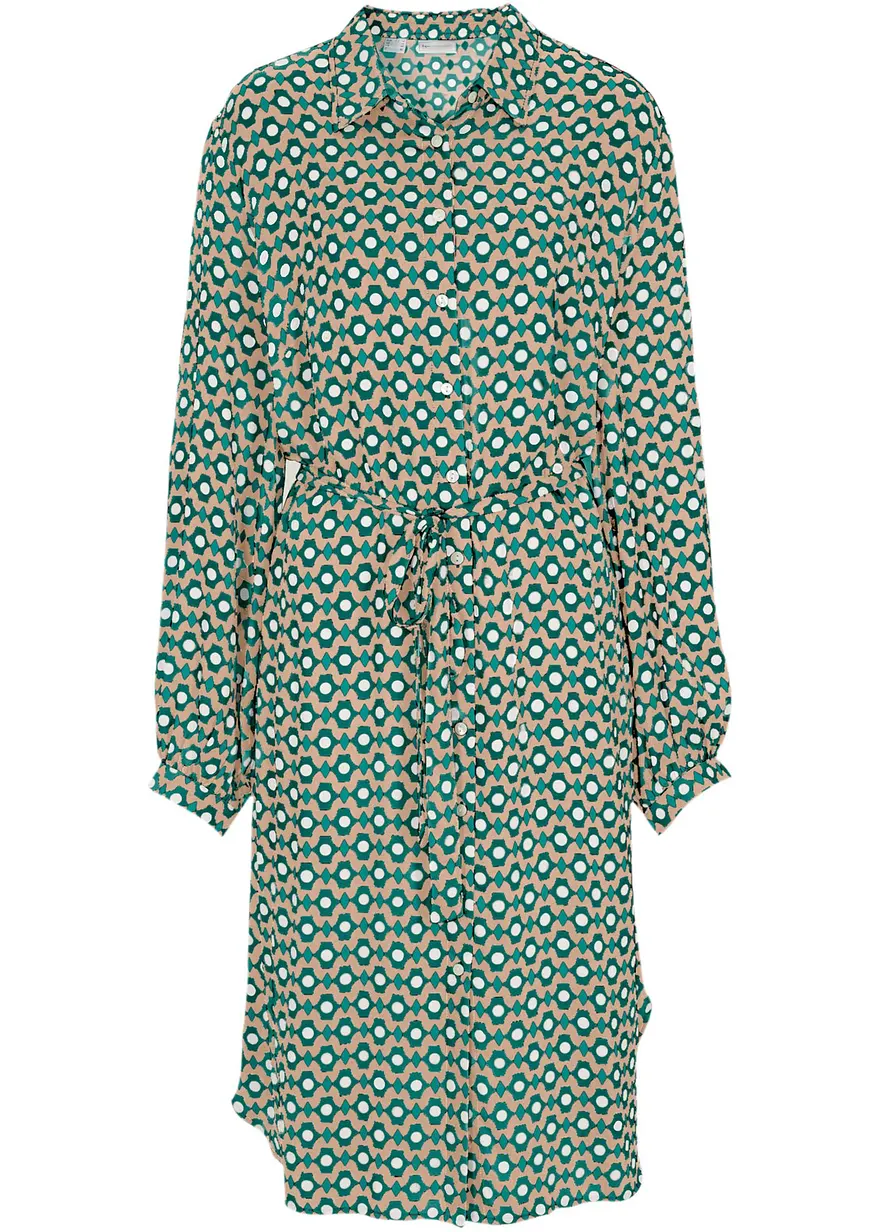 Kleid in weiß von vorne - bonprix Kleid in weiß von vorne - bonprix