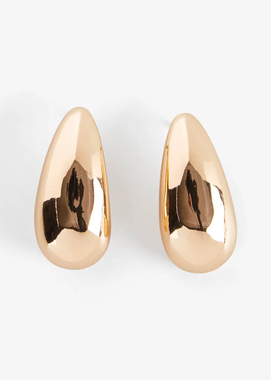 Ohrstecker in gold von vorne - bonprix Ohrstecker in gold von vorne - bonprix