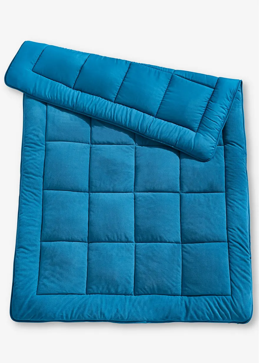 Polar Fleece Bettdecke zum Wenden in petrol - bonprix Polar Fleece Bettdecke zum Wenden in petrol - bonprix