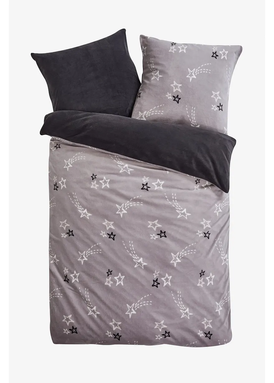 Wendebettwäsche Cashmere Touch in grau - bonprix Wendebettwäsche Cashmere Touch in grau - bonprix