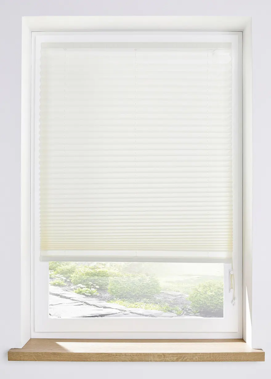 abdunkelndes Klebe-Plissee in beige - bonprix abdunkelndes Klebe-Plissee in beige - bonprix