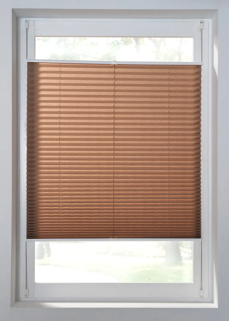 Plissee mit Struktur in beige - bonprix Plissee mit Struktur in beige - bonprix