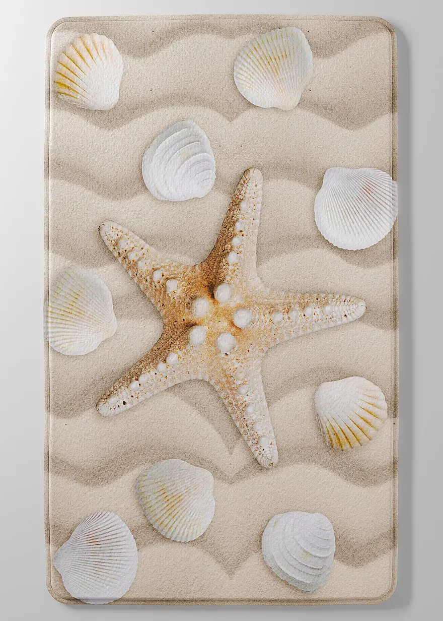 Badematte mit Memory Schaum in beige - bonprix Badematte mit Memory Schaum in beige - bonprix