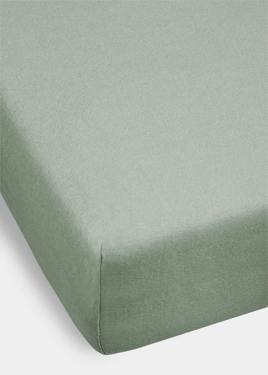 Jersey Spannbettlaken in grau - bonprix Jersey Spannbettlaken in grau - bonprix