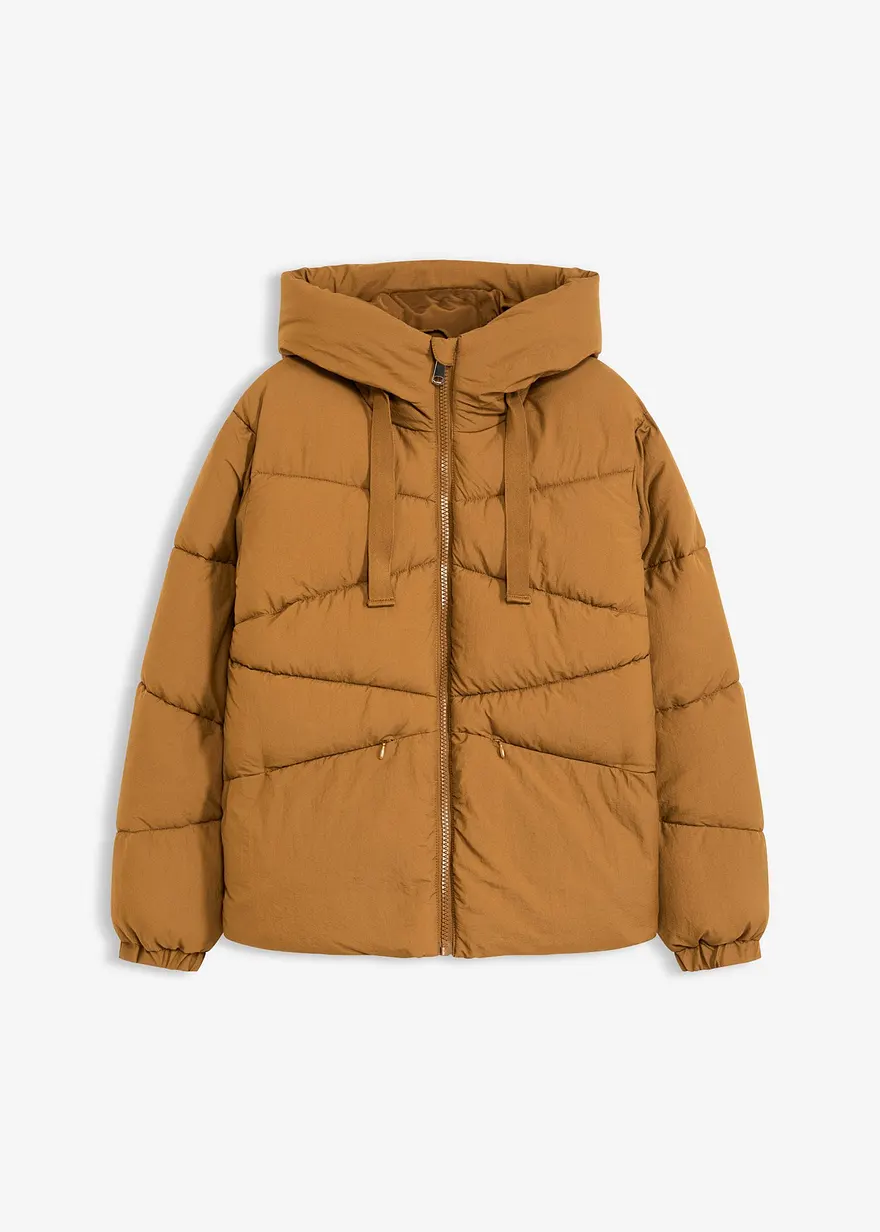 Wasserabweisende Steppjacke in braun von vorne - bonprix Wasserabweisende Steppjacke in braun von vorne - bonprix
