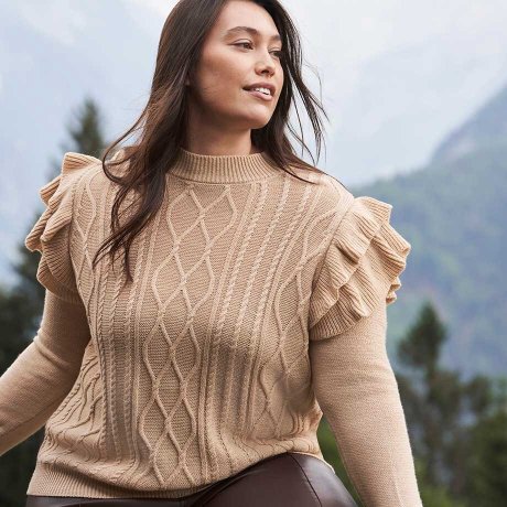 Damen - Große Größen - Bekleidung - Pullover & Strickjacken - Pullover