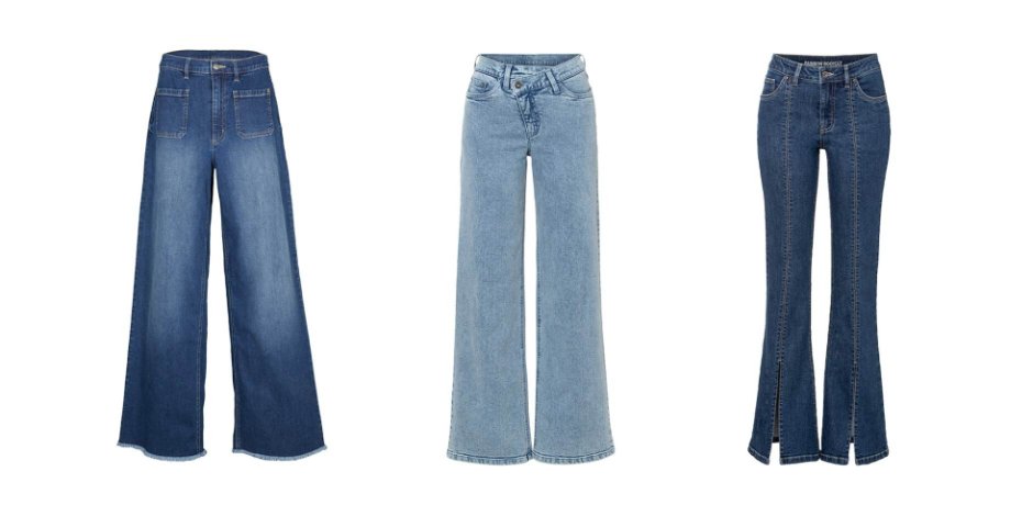 Damen - Jeans mit Bio-Baumwolle Cradle to Cradle Certified® Silber - blau denim