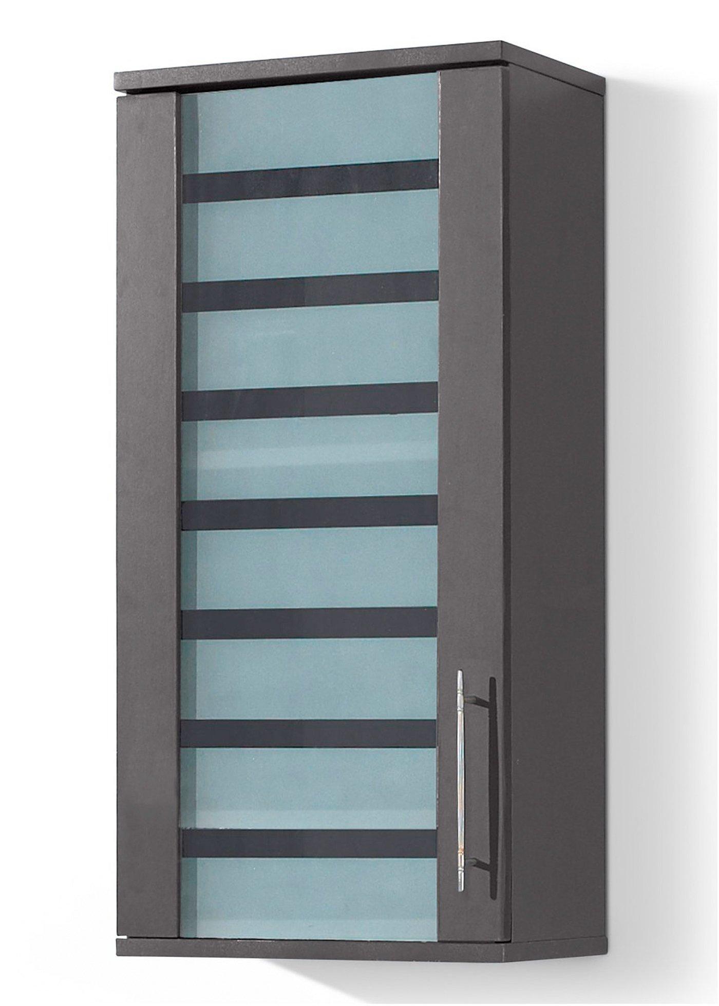 Badezimmer Hängeschrank Ted mit außergewöhnlichem Design (95661395) in anthrazit