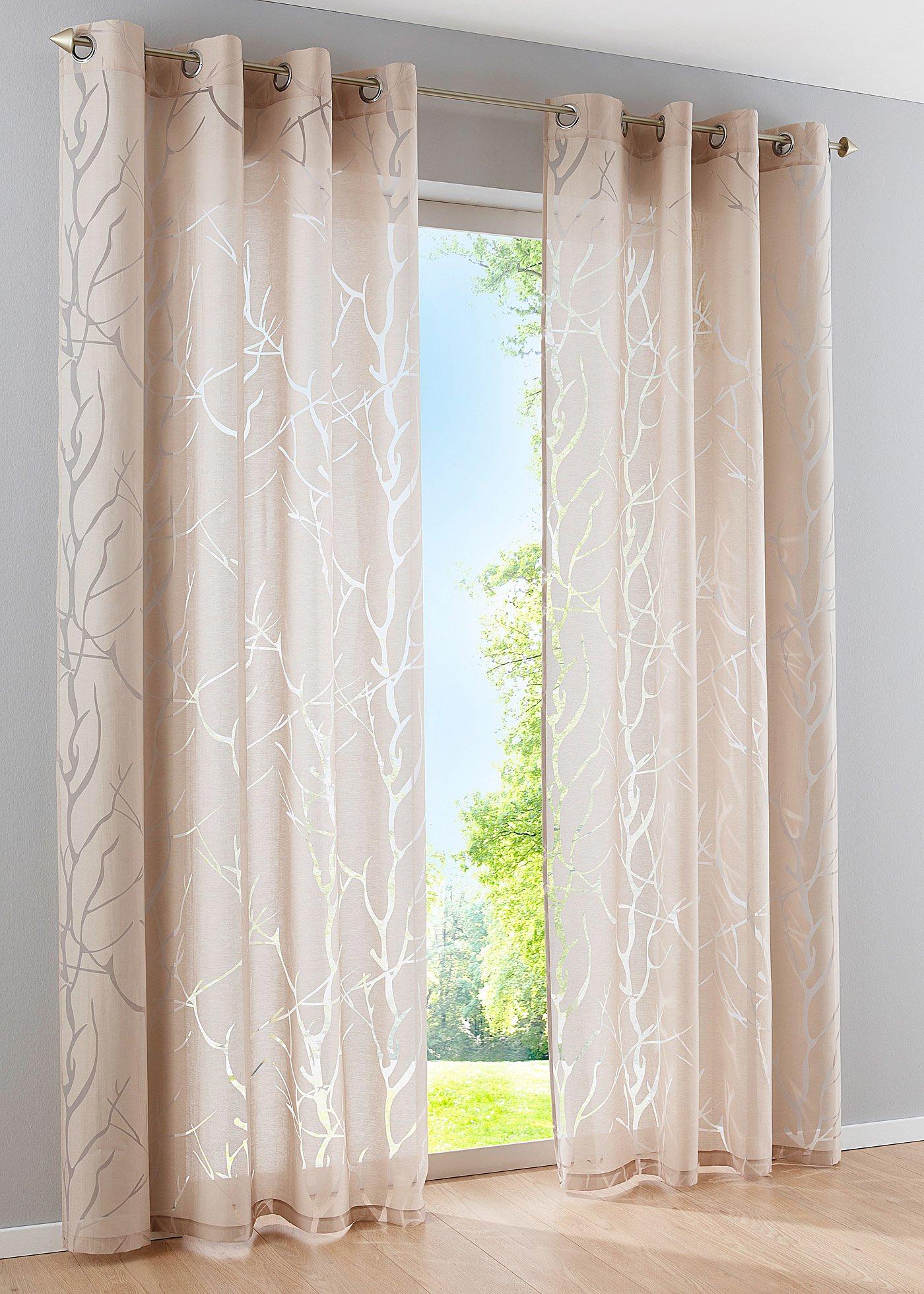 Hochwertige Fensterdekoration in modernem Design! (95352895) in sand