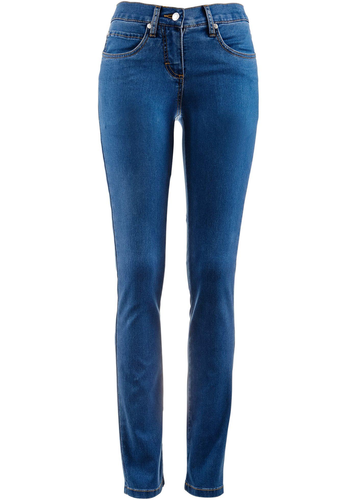 Passgenaue 5-Pocket-Stretchjeans „Megastretch“ (96467395) in blue stone
