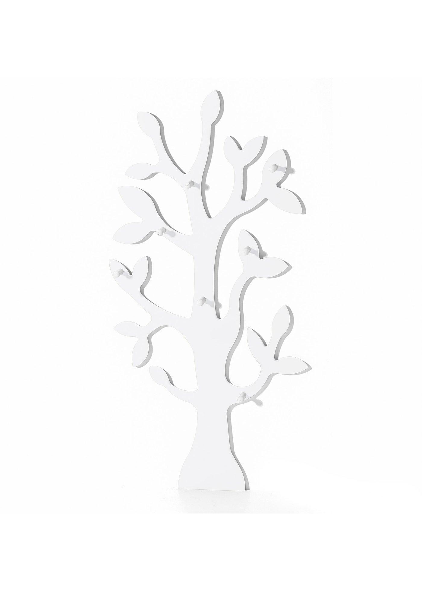 Die Garderobe im Baum Design ist formschön und außergewöhnlich. (94418595) in weiss