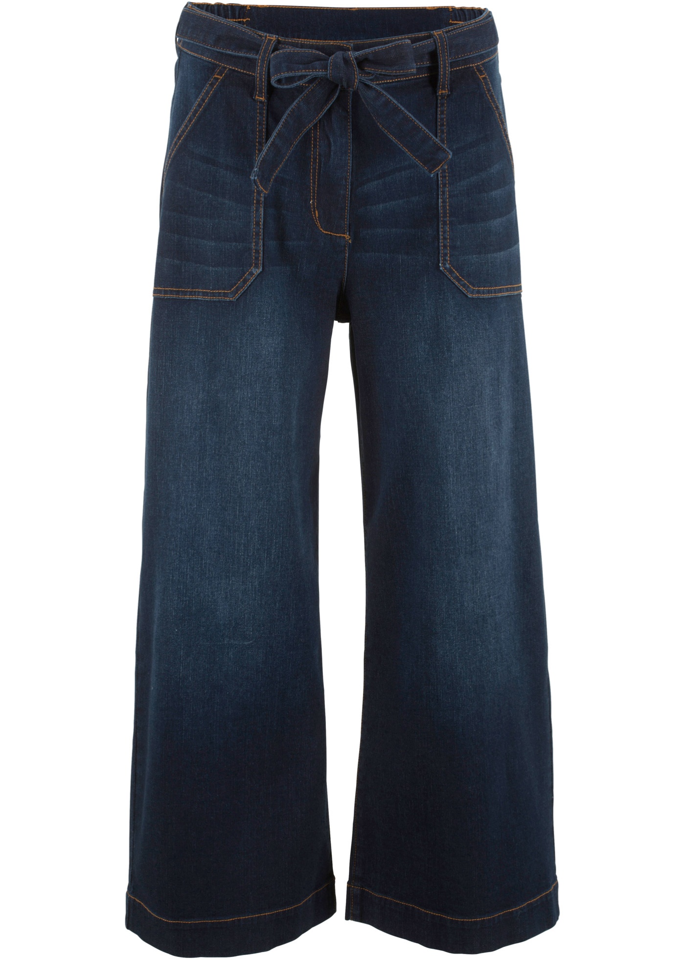 Modische 7/8-Jeans im Culotte-Design (94438195) in nachtblau denim