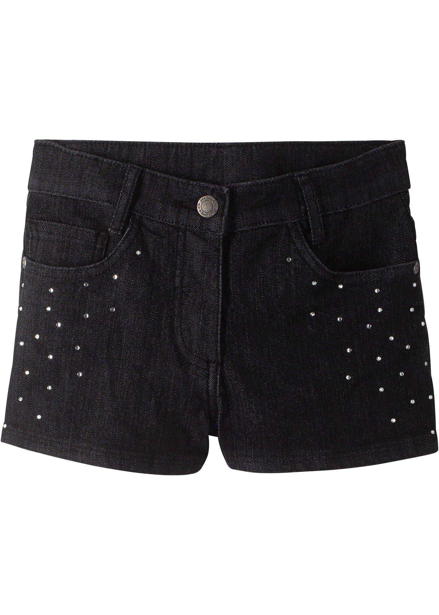 Angesagte Shorts mit Strasssteinen (91263195) in black stone