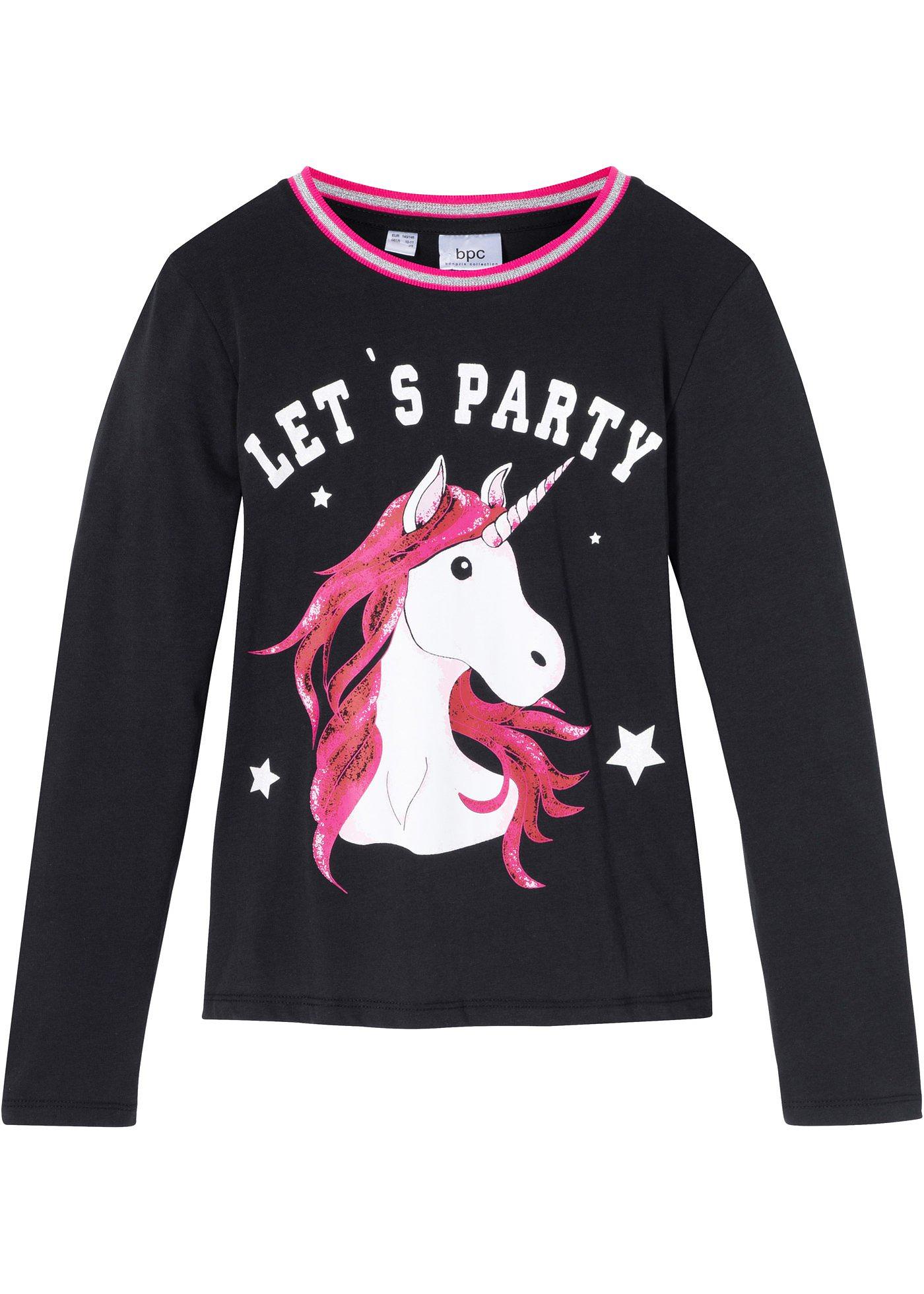 Langarmshirt mit coolem Aufdruck (91226695) in schwarz