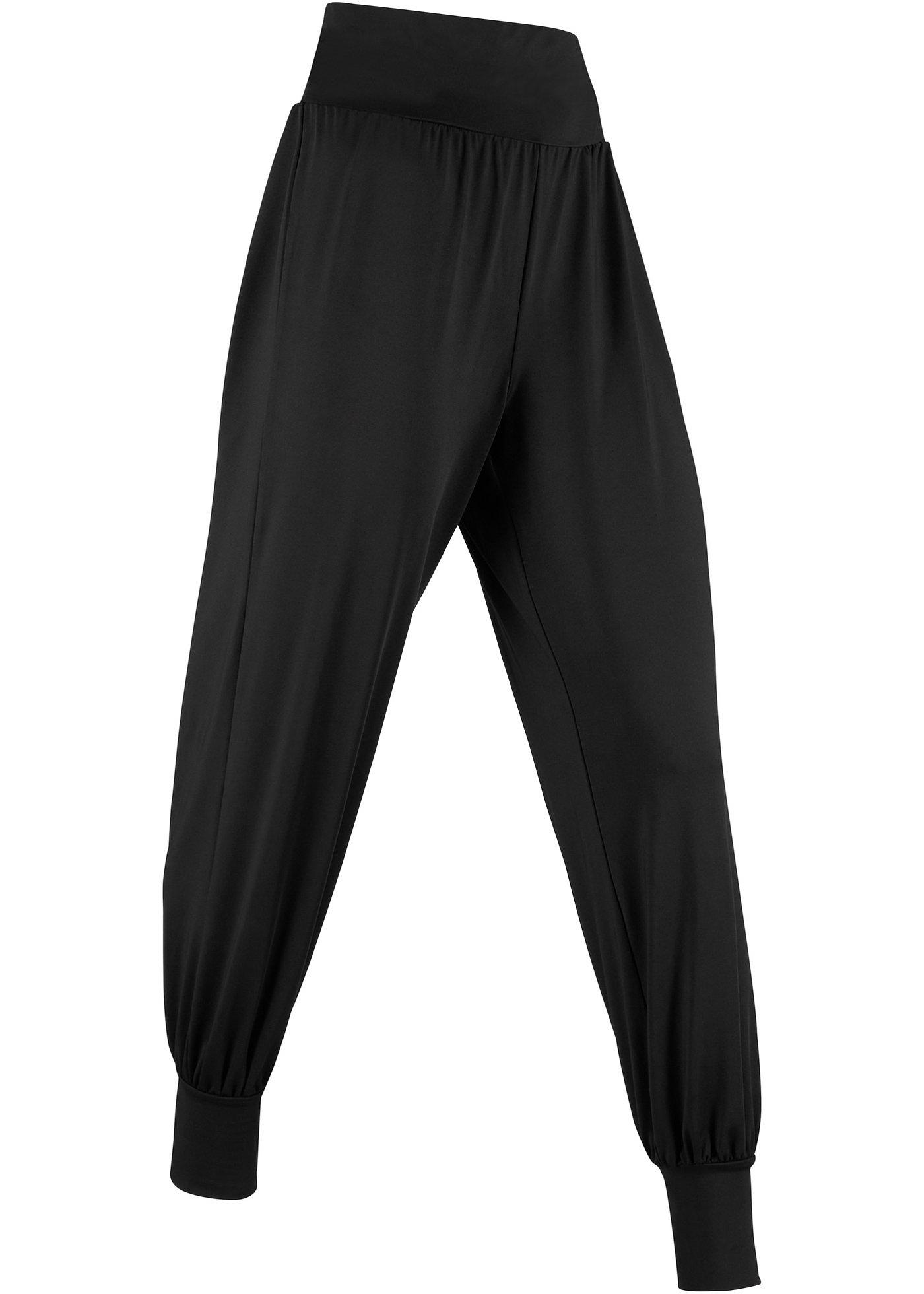 Bequeme Funktions-Haremshose aus einem Super-Stretch-Material (95355995) in schwarz