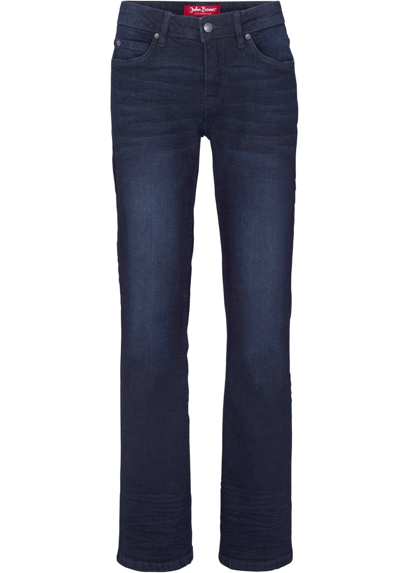 Legere Jeans mit Formbund (92720695) in dunkelblau used