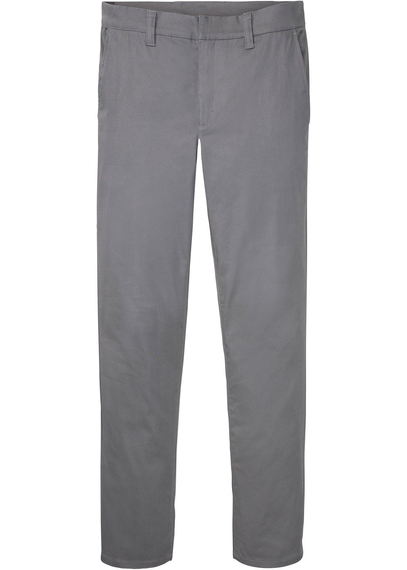 Angesagte Chinohose in Stretch-Qualität für hohen Tragekomfort. (92380481) in rauchgrau